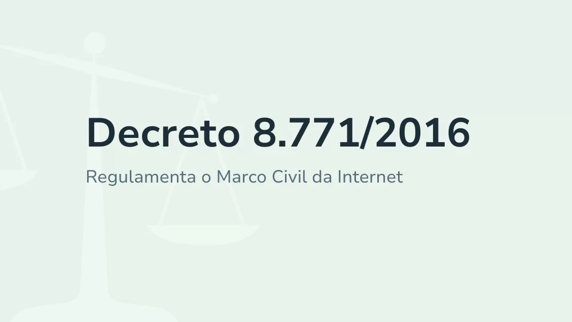 Decreto 8771/2016