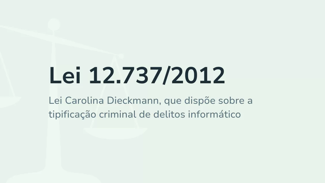Lei 12.737/2012