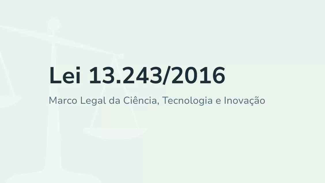 Lei 13.243/2016