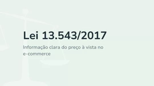 Lei 13.543/2017