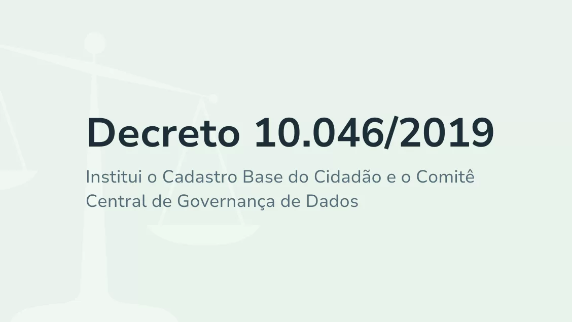 Decreto 10.046/2019